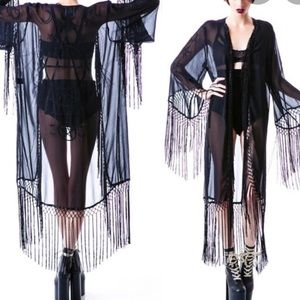 Unif symbols kimono black small